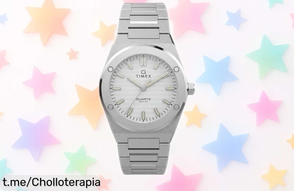 Reloj Timex Q Marbella con estilo vintage a precio regalado, ¡no dejes escapar esta oportunidad y añade un toque especial a tus días!