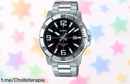 Reloj clásico y resistente Casio MTP-VD1D-1BVUDF a precio rebajado, un chollo para lucir impecable mientras conquistas tu día a día. ¡No dejes pasar esta oportunidad!