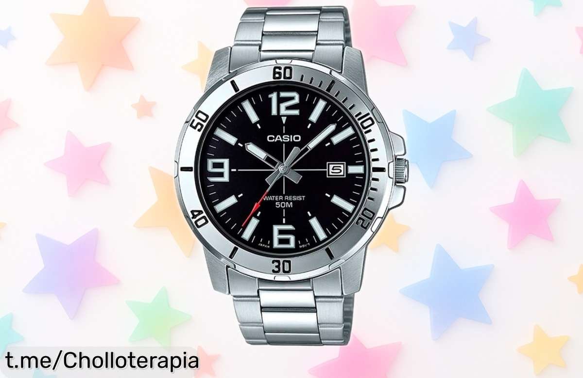 Reloj clásico y resistente Casio MTP-VD1D-1BVUDF a precio rebajado, un chollo para lucir impecable mientras conquistas tu día a día. ¡No dejes pasar esta oportunidad!