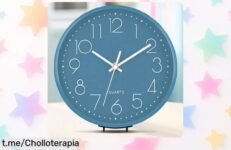 Reloj de pared moderno ACCSHINE: estilo elegante y sin ruido al mejor precio loco, ¡dale un toque único a tu hogar antes de que se agote!