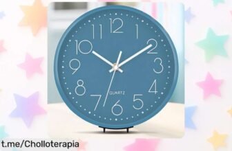 Reloj de pared moderno ACCSHINE: estilo elegante y sin ruido al mejor precio loco, ¡dale un toque único a tu hogar antes de que se agote!