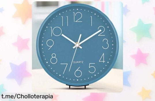 Reloj de pared moderno ACCSHINE: estilo elegante y sin ruido al mejor precio loco, ¡dale un toque único a tu hogar antes de que se agote!