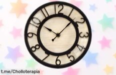 Reloj de pared retro ACCSHINER con termómetro a precio de ganga, dale un toque cálido y único a tu hogar ¡No esperes más para lucirlo!