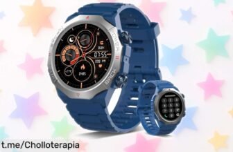 Reloj inteligente Atheewon para hombre y mujer a precio loco: controla tu salud, responde llamadas y personaliza la pantalla con tus fotos. ¡No te lo pierdas, es el momento!