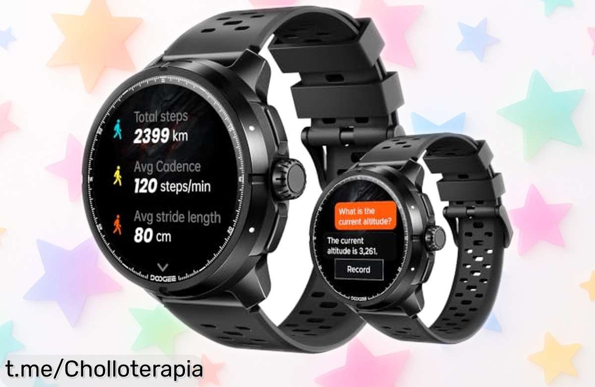 Reloj inteligente DOOGEE Eco Anymoving M1 Pro, pantalla AMOLED y GPS doble banda a precio loco: tu compañero perfecto para entrenar ¡aprovéchalo ya!