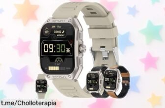 Reloj inteligente GPS SGDDFIT con pantalla AMOLED y llamadas Bluetooth, ahora a un precio de escándalo que no querrás dejar escapar ¡Actúa ya y disfruta tus días al máximo!