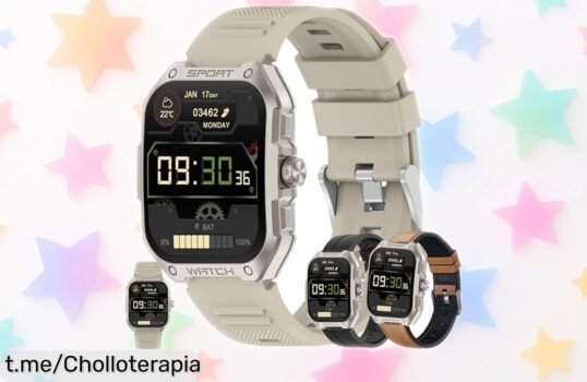 Reloj inteligente GPS SGDDFIT con pantalla AMOLED y llamadas Bluetooth, ahora a un precio de escándalo que no querrás dejar escapar ¡Actúa ya y disfruta tus días al máximo!