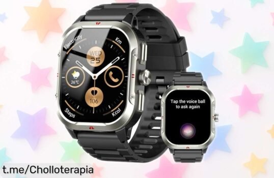Reloj inteligente Jugeman con GPS y control de sueño ahora a un precio loco, ¡hazte ya con este chollazo que no puedes dejar pasar!
