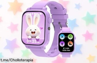 Reloj inteligente para niños con pantalla HD y cámara, un chollazo para que aprendan mientras se divierten. ¡Aprovecha antes de que se agoten!