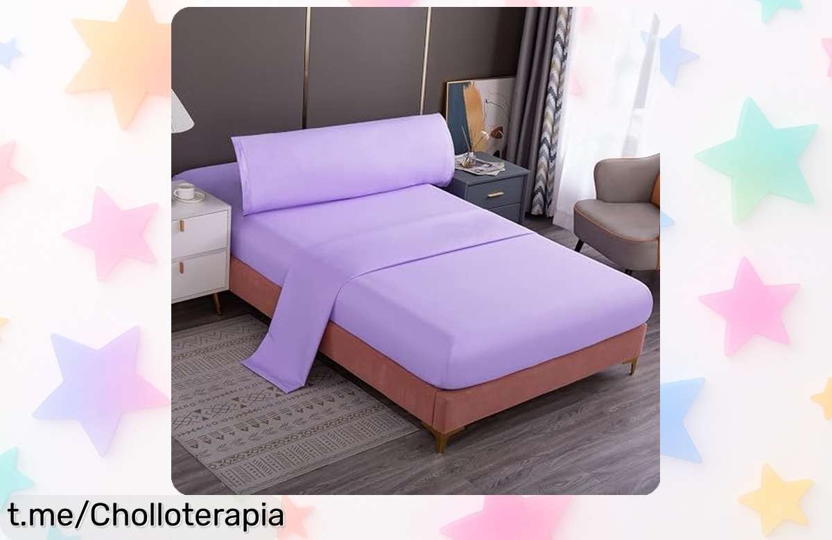 Renueva tu cama con el juego de sábanas Meishida, 3 piezas ajustables y fáciles de lavar: ¡un chollazo que no puedes dejar escapar para dormir como un rey!