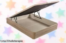 Renueva tu habitación con el canapé abatible de madera Royal Sleep Space Bed: espacio para todo y montaje incluido, un chollazo que no querrás dejar pasar.