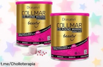 Revitaliza tu piel con el colágeno marino hidrolizado Drasanvi en pack de 2, disfruta su sabor a granada y aprovecha esta oportunidad increíble para lucir más joven.