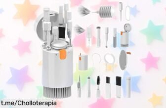 Revoluciona la limpieza de tus dispositivos con el kit 20 en 1 MIKULLE: ¡elimina residuos y polvo a precio muy bajo, no te quedes sin él!