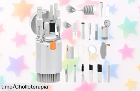 Revoluciona la limpieza de tus dispositivos con el kit 20 en 1 MIKULLE: ¡elimina residuos y polvo a precio muy bajo, no te quedes sin él!