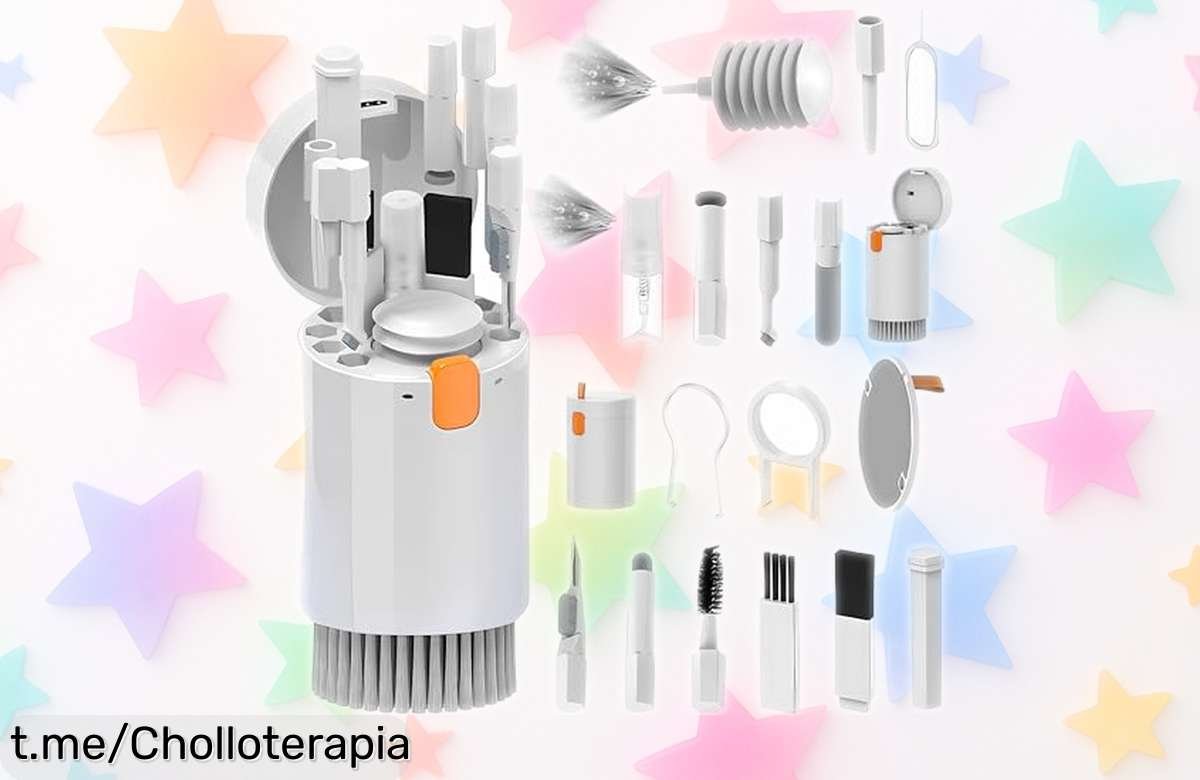 Revoluciona la limpieza de tus dispositivos con el kit 20 en 1 MIKULLE: ¡elimina residuos y polvo a precio muy bajo, no te quedes sin él!