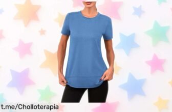 Rinde al máximo con la camiseta deportiva slim fit de mujer Memouniva, un ofertón que no se repite y te hará sentir imparable mientras entrenas.