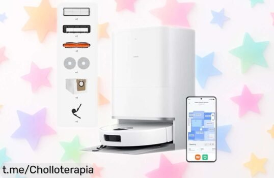 Robot aspirador Xiaomi 5 con fregado y navegación DToF a precio rebajado: el chollazo que hará brillar tu hogar sin esfuerzo. ¡No lo dejes escapar!