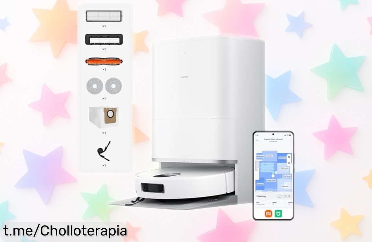 Robot aspirador Xiaomi 5 con fregado y navegación DToF a precio rebajado: el chollazo que hará brillar tu hogar sin esfuerzo. ¡No lo dejes escapar!