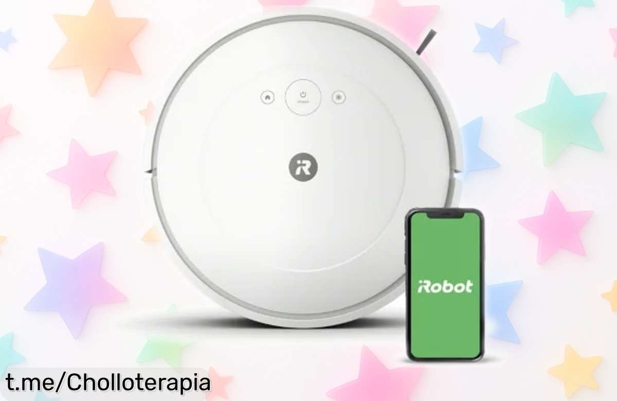 Robot aspirador iRobot Y011240 a precio loco: limpia solo y te regala 120 minutos de tiempo libre que puedes disfrutar como quieras, ¡no te lo pierdas!