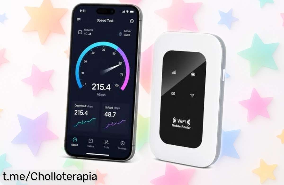 Router 4G portátil con WiFi 6, lleva internet a donde quieras y disfrútalo todo: ¡oferta loca por su precio rebajado! No dejes que te lo cuenten, cómpralo ya.