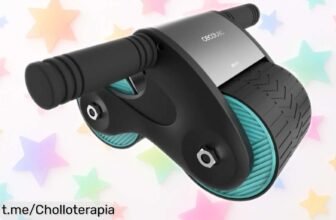Rueda abdominal Cecotec Drumfit AB Fit para fortalecer tu core en casa a un precio de ganga que no puedes dejar escapar y lucir mejor cada día. ¡No te quedes sin la tuya!