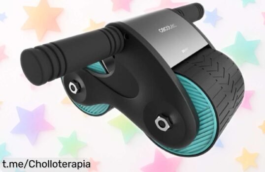Rueda abdominal Cecotec Drumfit AB Fit para fortalecer tu core en casa a un precio de ganga que no puedes dejar escapar y lucir mejor cada día. ¡No te quedes sin la tuya!