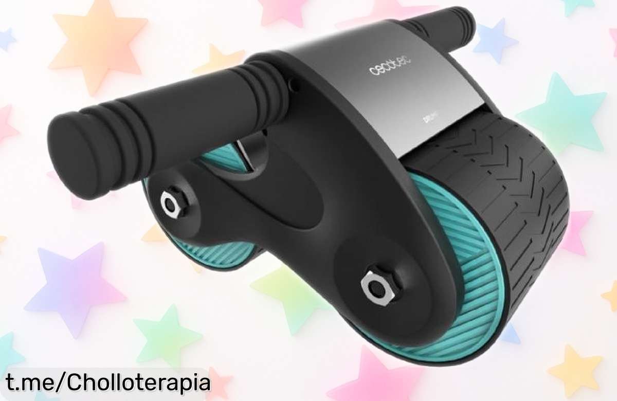 Rueda abdominal Cecotec Drumfit AB Fit para fortalecer tu core en casa a un precio de ganga que no puedes dejar escapar y lucir mejor cada día. ¡No te quedes sin la tuya!