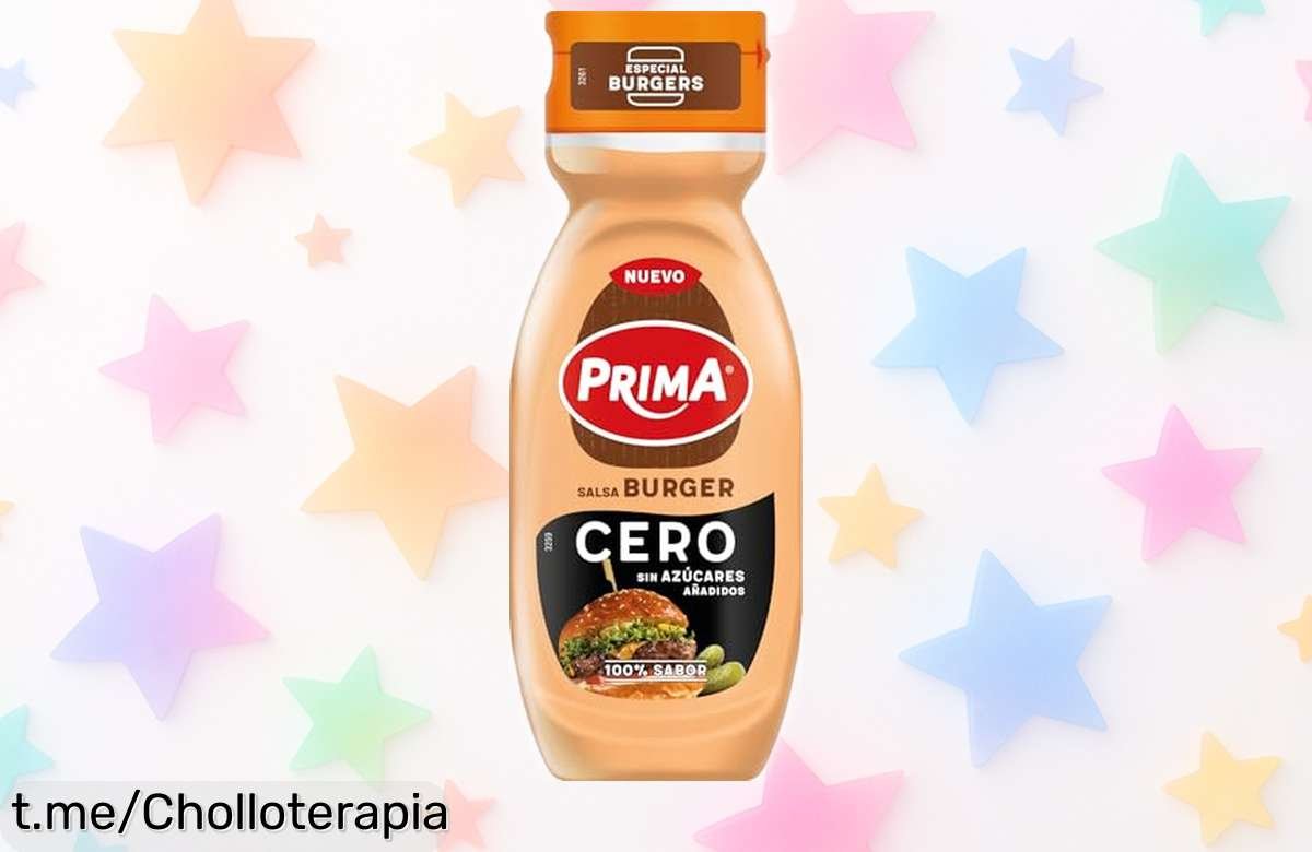 Salsa Prima Salsa Burger Cero, el sabor intenso que buscabas para tus hamburguesas y snacks, ¡ahora a un precio tiradísimo que no querrás dejar pasar!