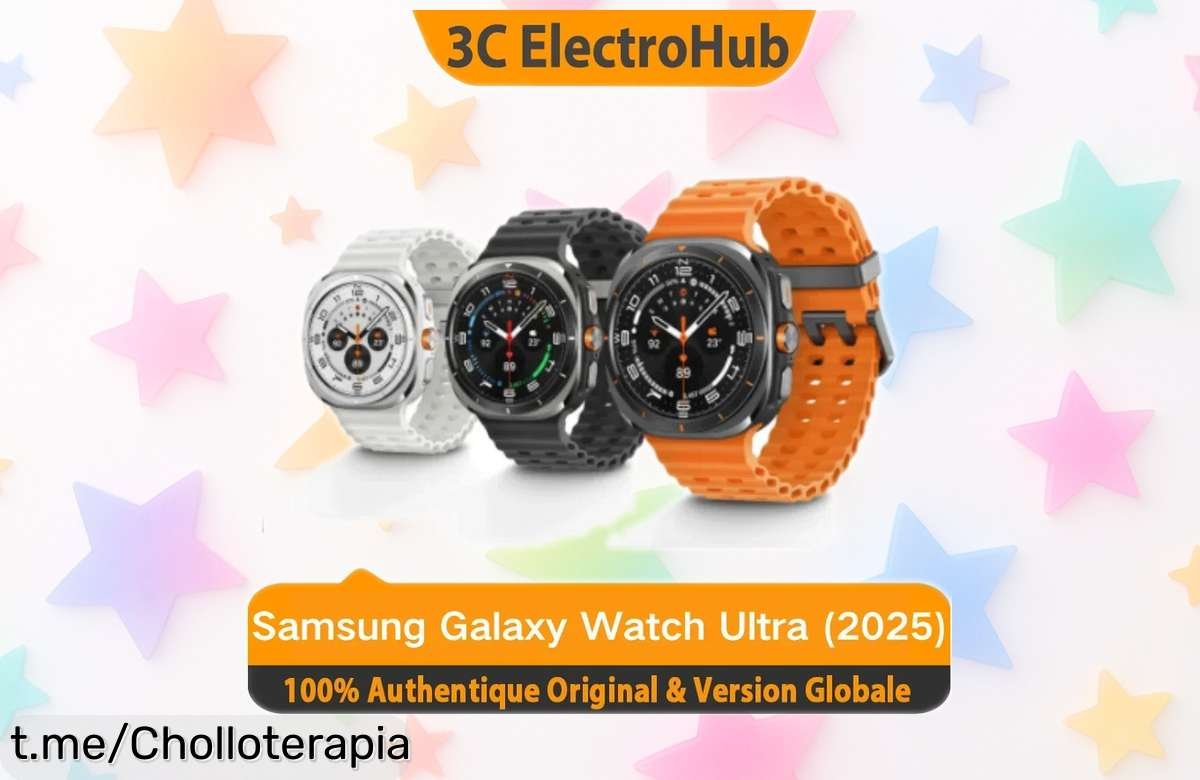 Samsung Galaxy Watch Ultra 2025, ¡rebajado a precio de risa! Lleva LTE y 64 GB en tu muñeca y disfruta cada momento sin complicaciones. Hazte con él antes que se acabe esta oferta increíble.