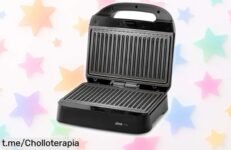 Sandwichera Ufesa Thor Compacta, calienta rapidísimo y deja el pan crujiente a un precio de escándalo: ¡prepara tus paninis favoritos antes que se escape esta oportunidad!