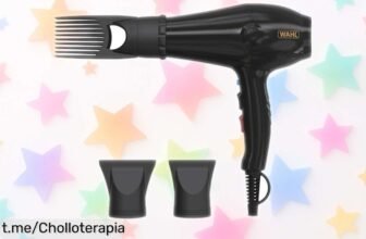 Secador Wahl Powerpik 5000: peinados afro espectaculares y secado rapidísimo, ¡aprovecha este precio regalado que no volverás a ver!