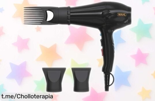 Secador Wahl Powerpik 5000: peinados afro espectaculares y secado rapidísimo, ¡aprovecha este precio regalado que no volverás a ver!