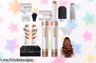 Secador profesional UKLISS 7 en 1: transforma tu look al instante con potencia y estilo a precio que no se puede creer, ¡aprovéchalo antes de que desaparezca!