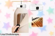Secadora de ropa portátil Eléctrica 600 W: ¡nunca antes un secado rápido fue tan fácil! Aprovéchate de este chollazo que cuida tus prendas y guarda sin ocupar espacio.