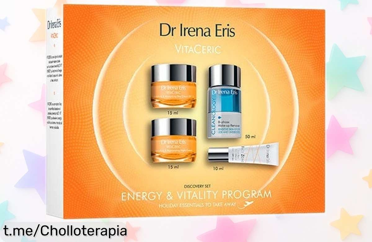 Set Energy & Vitality de Dr Irena Eris: Revitaliza tu piel con este tratamiento increíble a un precio que es un regalo, ¡no te pierdas esta oportunidad única!
