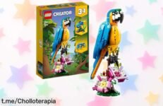 Set LEGO Creator 3 en 1 Loro Exótico por un precio rebajado, crea tres juguetes de colores vibrantes y desata la imaginación: ¡haz que cada momento cuente con este chollo!