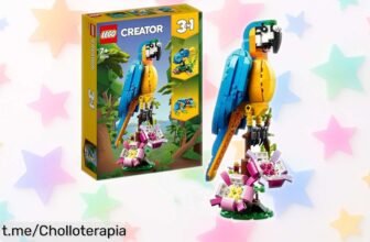 Set LEGO Creator 3 en 1 Loro Exótico por un precio rebajado, crea tres juguetes de colores vibrantes y desata la imaginación: ¡haz que cada momento cuente con este chollo!