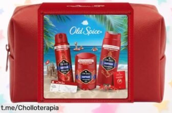 Set Old Spice Captain con neceser, fresco todo el día y con olor a leyenda ¡Aprovecha este regalazo antes de que se acabe!