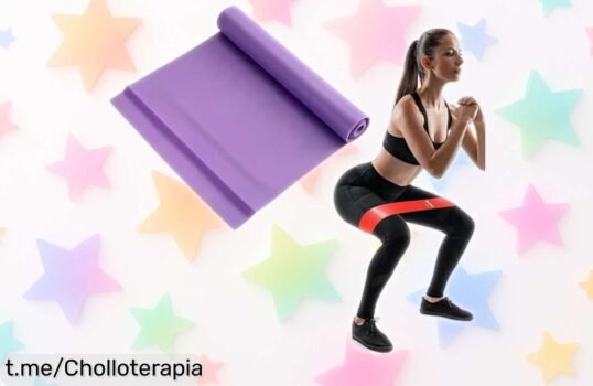 Set de 4 bandas elásticas ITCGOB para entrenar donde quieras. ¡Oferta increíble para ponerte en forma a tu ritmo y disfrutar de un ejercicio divertido!