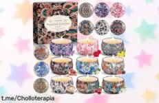 Set de 9 velas aromáticas NCKIHRKK para relajarte y decorar tu hogar a un precio loco, ¡no te pierdas este super chollo que encanta!