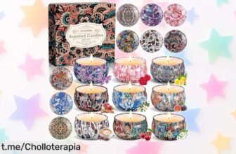 Set de 9 velas aromáticas NCKIHRKK para relajarte y decorar tu hogar a un precio loco, ¡no te pierdas este super chollo que encanta!