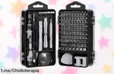 Set de herramientas todo en uno Karawan con 115 piezas a un precio que no encaja: ¡No dejes pasar esta oportunidad para tener tu kit completo siempre listo!