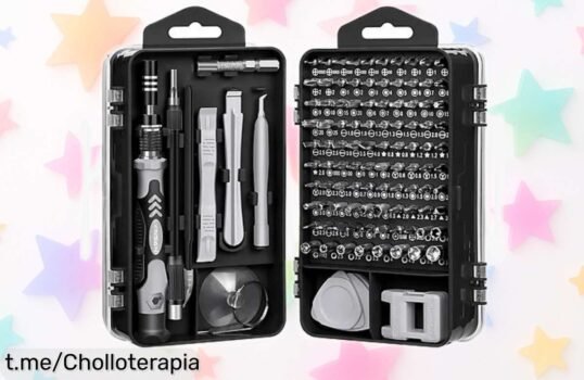 Set de herramientas todo en uno Karawan con 115 piezas a un precio que no encaja: ¡No dejes pasar esta oportunidad para tener tu kit completo siempre listo!