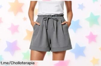 Shorts bermudas de mujer holgados Neteson, el estilo moderno que combina con todo y a un precio de ganga que no querrás dejar pasar. ¡Hazte ya con los tuyos!