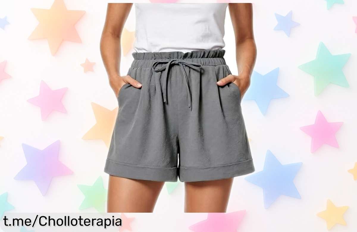 Shorts bermudas de mujer holgados Neteson, el estilo moderno que combina con todo y a un precio de ganga que no querrás dejar pasar. ¡Hazte ya con los tuyos!