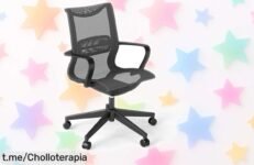 Silla de oficina ergonómica Magic Life con respaldo transpirable y ajuste fácil, ahora a un precio loco que no puedes dejar pasar ¡Trabaja cómodo y feliz!