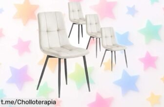 Sillas de comedor VASAGLE en terciopelo: confort y estilo para tu hogar a un precio increíble. ¡Apresúrate, la oferta se va volando!