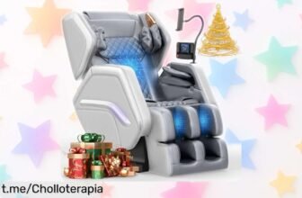 Sillón de masaje reclinable con 14 rodillos y Bluetooth: descanso total a un precio de locura, ¡relájate en casa como nunca antes!