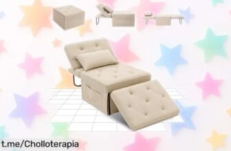 Sillón para dormir FLEXISPOT que se convierte en cama o sofá, ¡rebajado a un precio tan bajo que no podrás dejarlo escapar! Perfecto para tus momentos de relax.