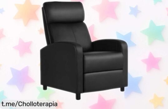 Sillón reclinable manual Yaheetech: el ofertón que esperabas para relajarte en casa y disfrutar cada momento, ¡no dejes pasar esta oportunidad de precios bajos!